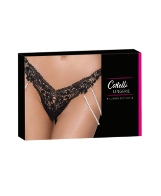 String dentelle & perles amovibles - Cottelli